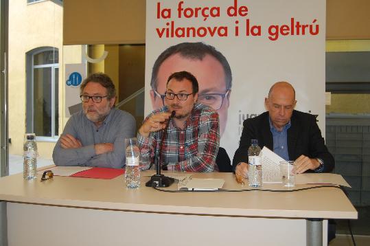 PSC. Xavier Orriols, Juan Luís Ruíz i Joan Francesc Marco