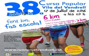 38a Cursa Popular Vila del Vendrell. Eix
