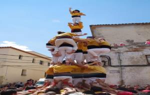 4 de 7 amb agulla dels Bordegassos a la festa major del Milà