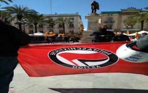 Acte de Societat Civil Catalana a la plaça de la Vila