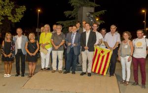 Acte institucional i ofrena floral de Diada Nacional a Vilafranca del Penedès 