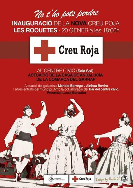 Inauguració del local de la Creu Roja a les Roquetes