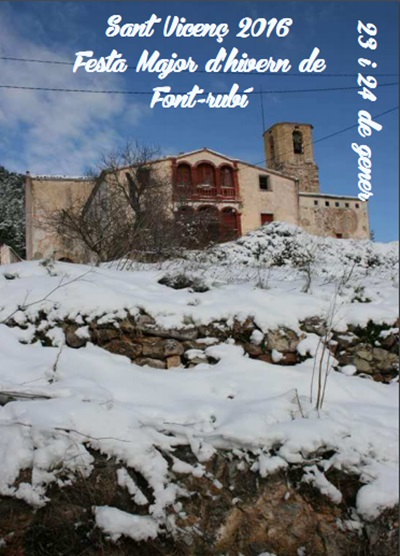 Sant Vicenç 2016. Festa Major d’hivern de Font-rubí