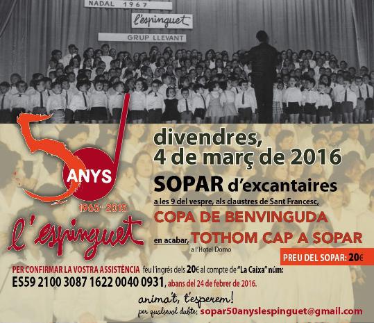 50è aniversari de L'Espinguet coral infantil