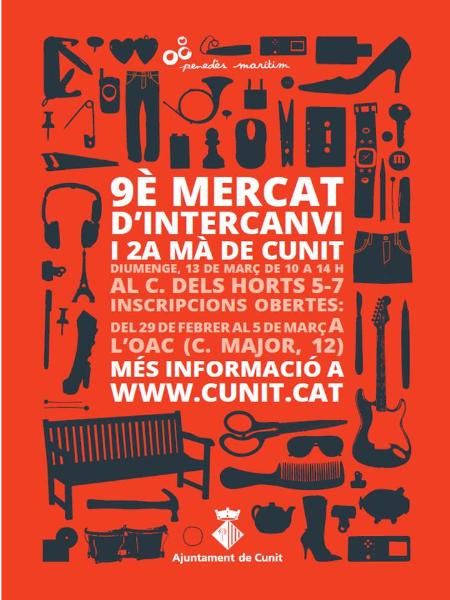 9è Mercat d'Intercanvi i Segona mà de Cunit