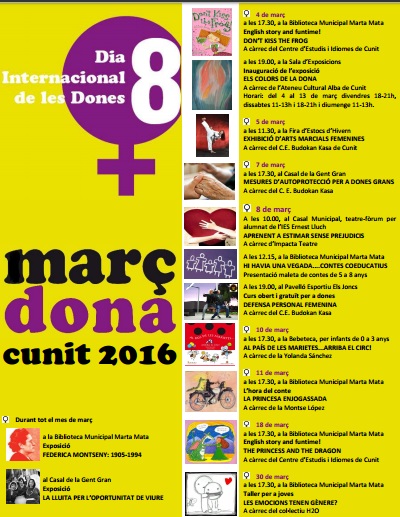 Març Dona 2016, a  Cunit
