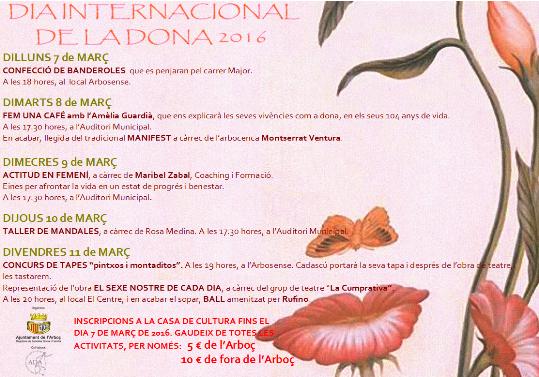 Dia Internacional de les Dones a l'Arboç