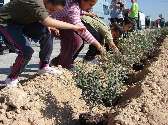 Plantada popular a la llera del riu Foix