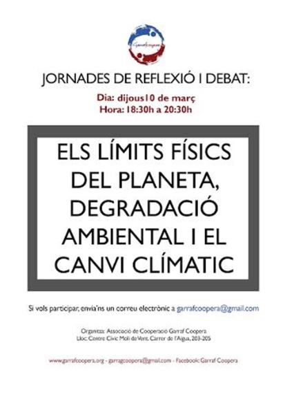 Segon debat obert sobre economia i canvi climàtic