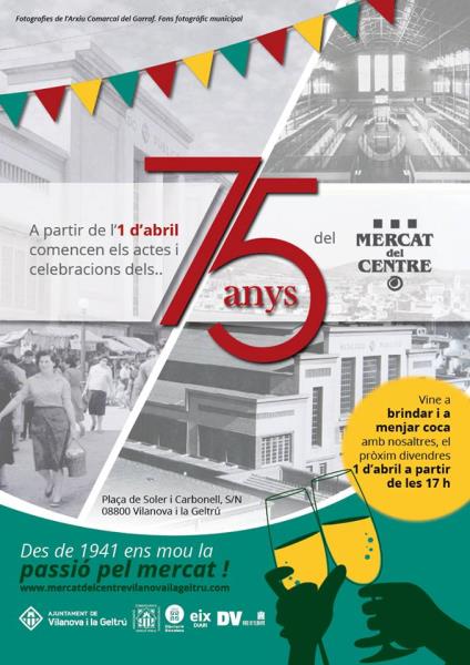 El Mercat del Centre compleix 75 anys