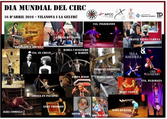 Dia Mundial del Circ a Vilanova i la Geltrú