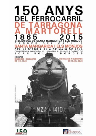 Presentació del llibre 150 anys del ferrocarril. De Tarragona a Martorell (1865-2015)