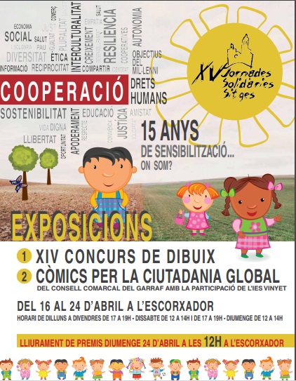 Mostra del XIV Concurs de Dibuix de les Jornades Solidàries de Sitges