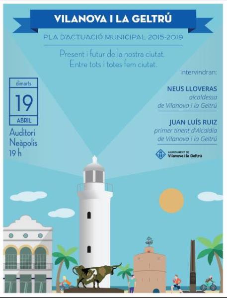 Presentació del Pla d'Actuació Municipal de Vilanova i la Geltrú