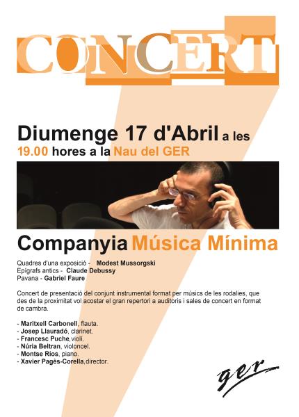 Concert del quintet de corda Música Mínima