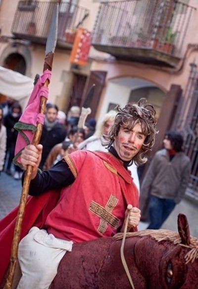 Versió 2.0 de la llegenda de Sant Jordi a la plaça Jaume I