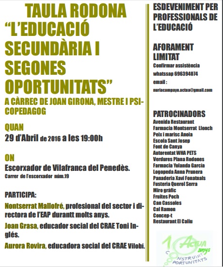 L'educació secundària i segones oportunitats