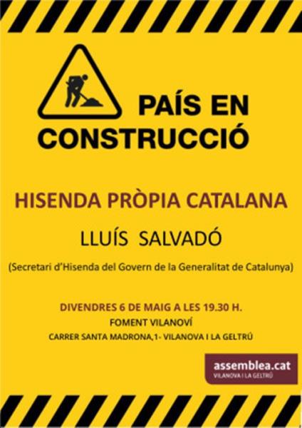 Xerrada: País en Construcció, Hisenda Pròpia Catalana