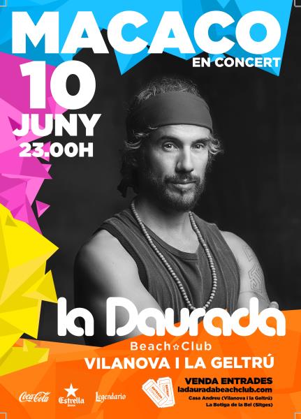 Macaco, en concert