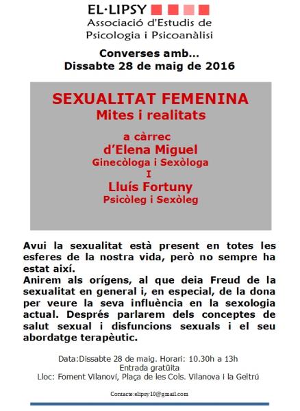 Sexualitat femenina - Mites i realitats