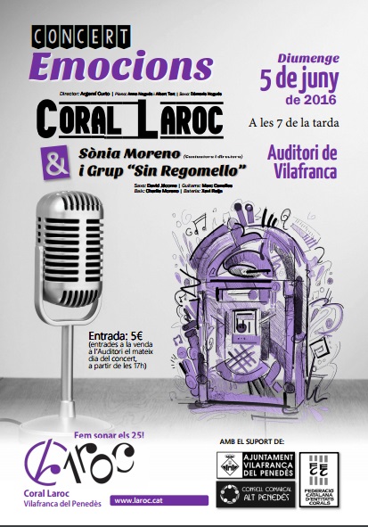 La Laroc celebra el 25è aniversari amb el concert “Emocions”
