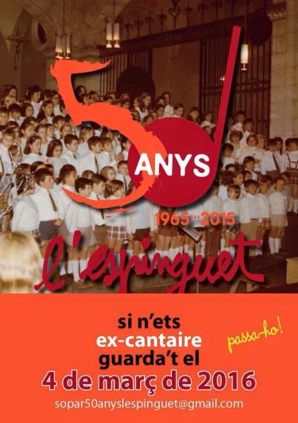 Exposició dels 50 anys de la coral infantil L’Espinguet