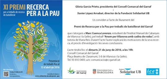 Presentació del treball “Anem per Vilanova amb cadira de rodes”