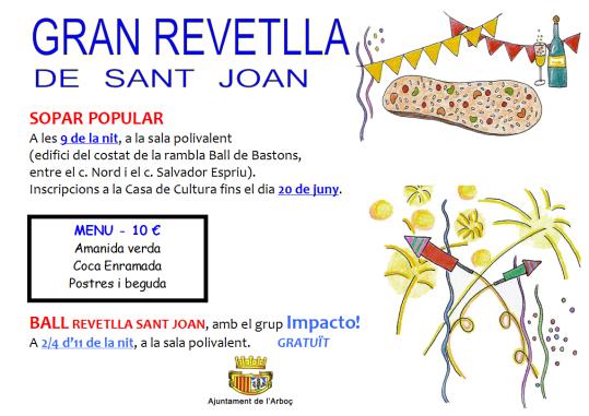 Revetlla de Sant Joan a l'Arboç