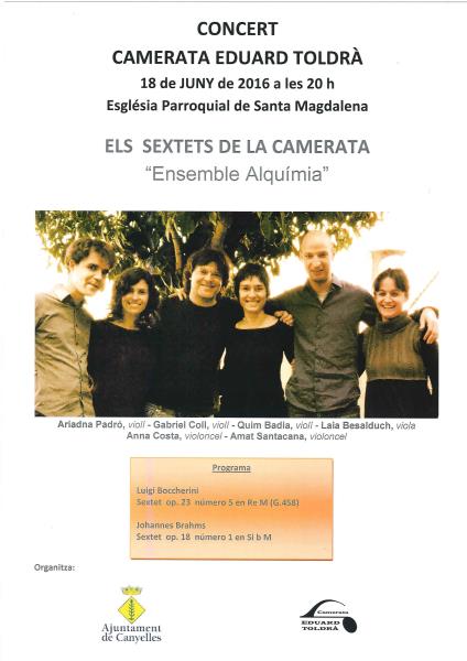 Concert de la Camerata Eduard Toldrà 