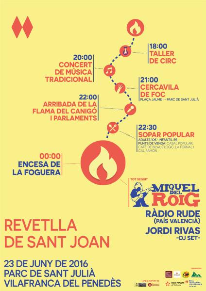 Revetlla de Sant Joan a Vilafranca