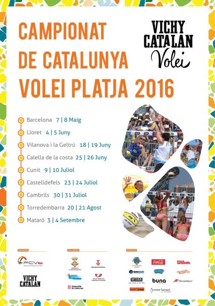 Campionat de Catalunya de vòlei platja a Vilanova