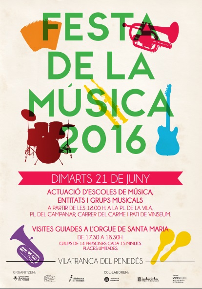 Festa de la Música al carrer a Vilafranca