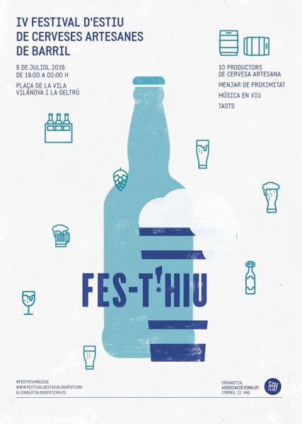 Fes-t'hiu, Festival d'Estiu de cerveses artesanes de barril