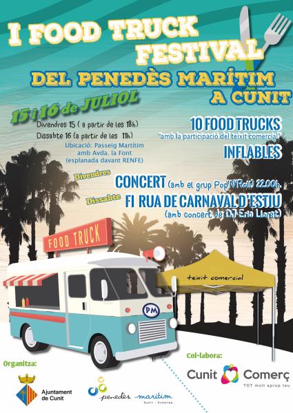 I Foodtrucks Festival de Cunit i Rua de Carnaval d'Estiu