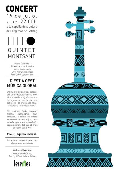 D'Est a Oest: Música global: Quintet Montsant en concert