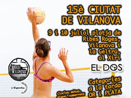 15à edició Torneig Ciutat de Vilanova de Volei Platja