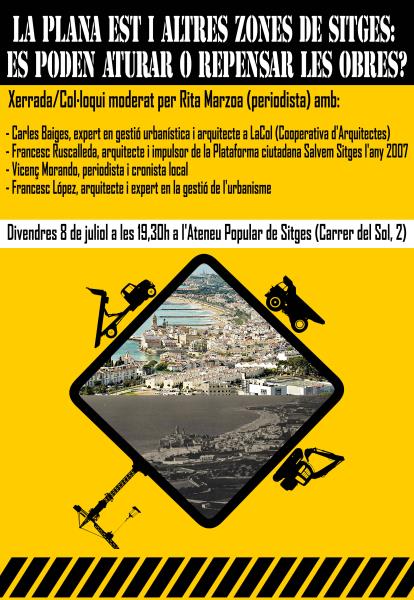 Col·loqui sobre el futur urbanístic de Sitges