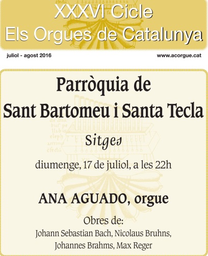 Concert d'orgue a Sitges