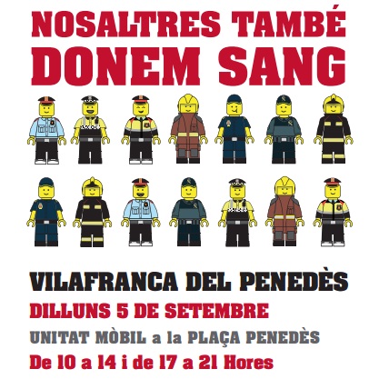 Mossos i Policia Local s’uneixen  per primer cop per donar sang 