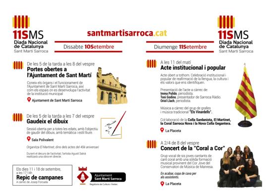 Diada Nacional de Catalunya a Sant Martí Sarroca
