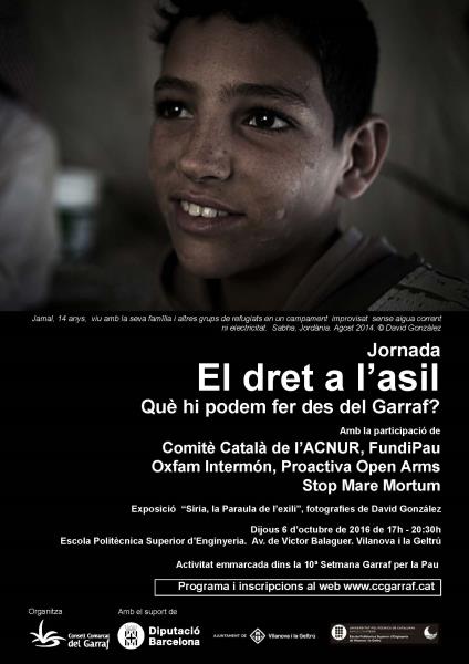 El dret a l’asil, què hi podem fer des del Garraf?
