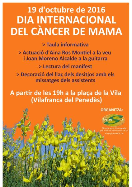 Dia Internacional contra el Càncer de Mama a Vilafranca