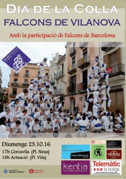 Dia de la Colla Falcons de Vilanova