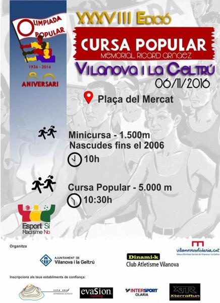 38a Cursa Popular Ciutat de Vilanova 