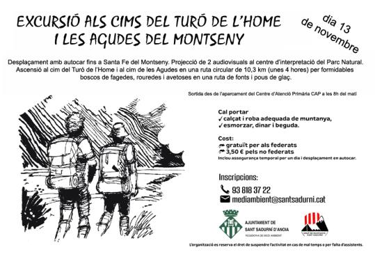 Excursió als cims del Turó de l'Home i les Agudes del Montseny