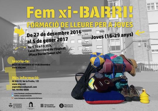Fem xi-BARRI, formació de lleure al barri de l’Espirall