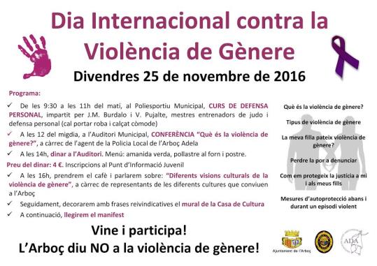 Dia Internacional contra la Violència de Gènere