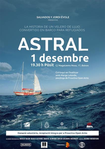 Projecció solidària del documental Astral a Vilanova
