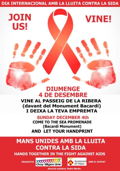 Mans Unides amb la lluita contra la sida