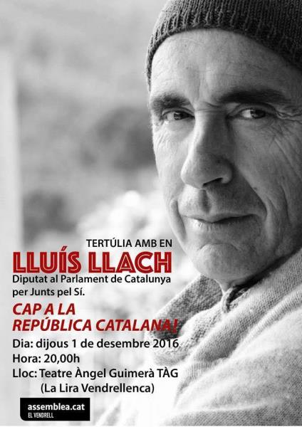 Tertúlia amb Lluís Llach